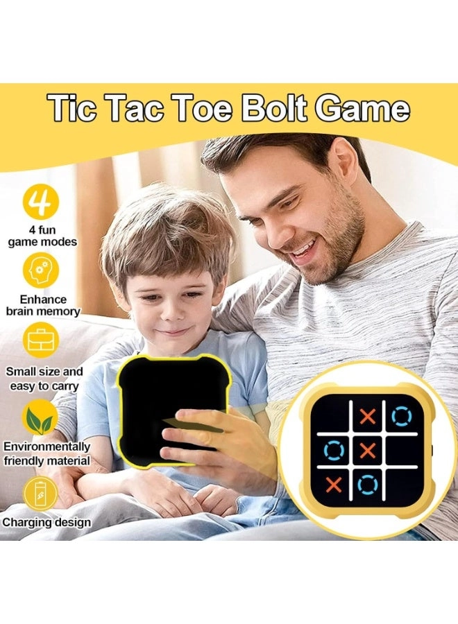 Electronic Tic-Tac-Toe Bolt Game - 3-in-1 Portable