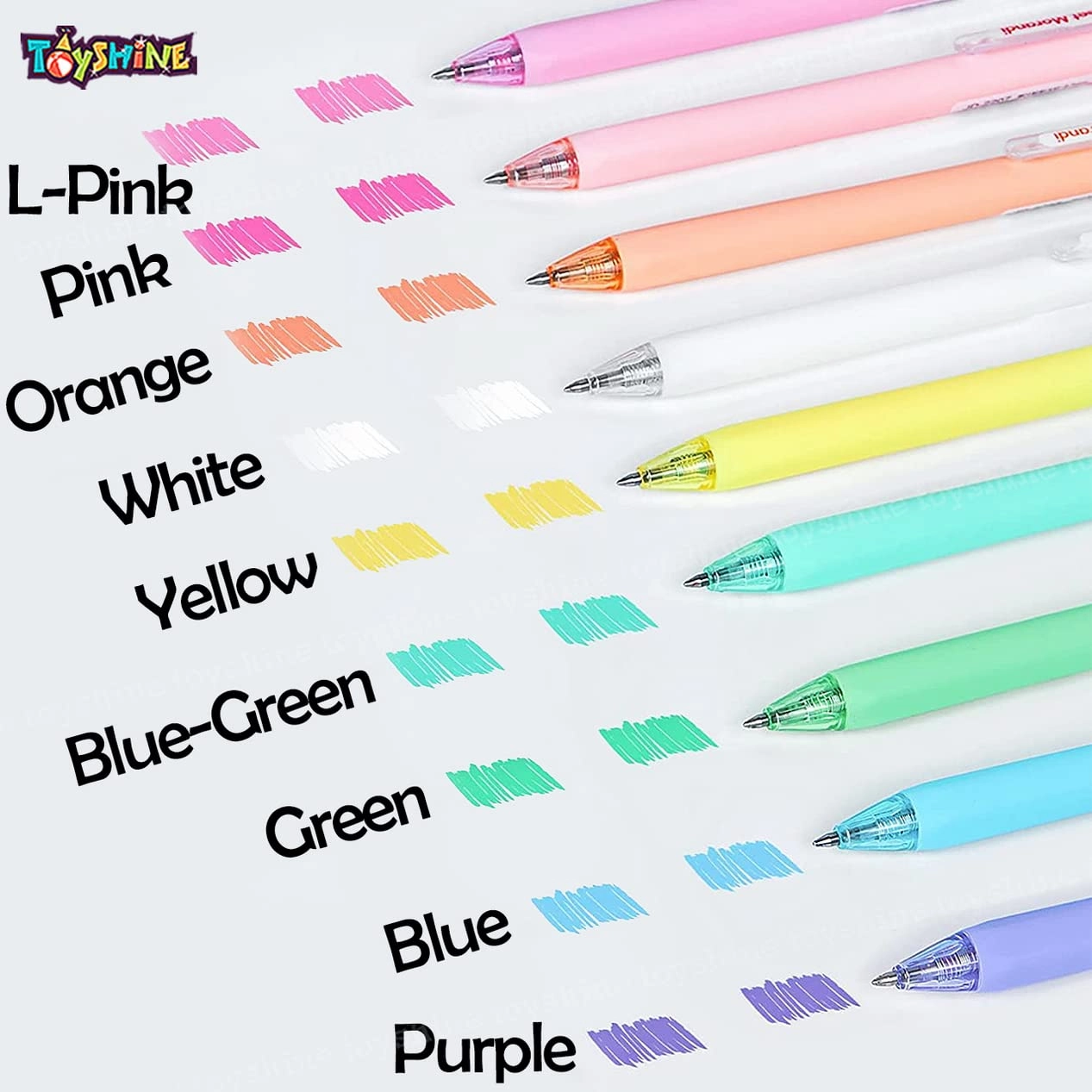 gel pen - 9 Pens 0.7 Millimeters