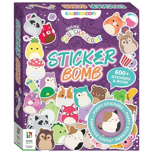 Kaleidoscope Sticker Bomb Squishmallows Sticker Book