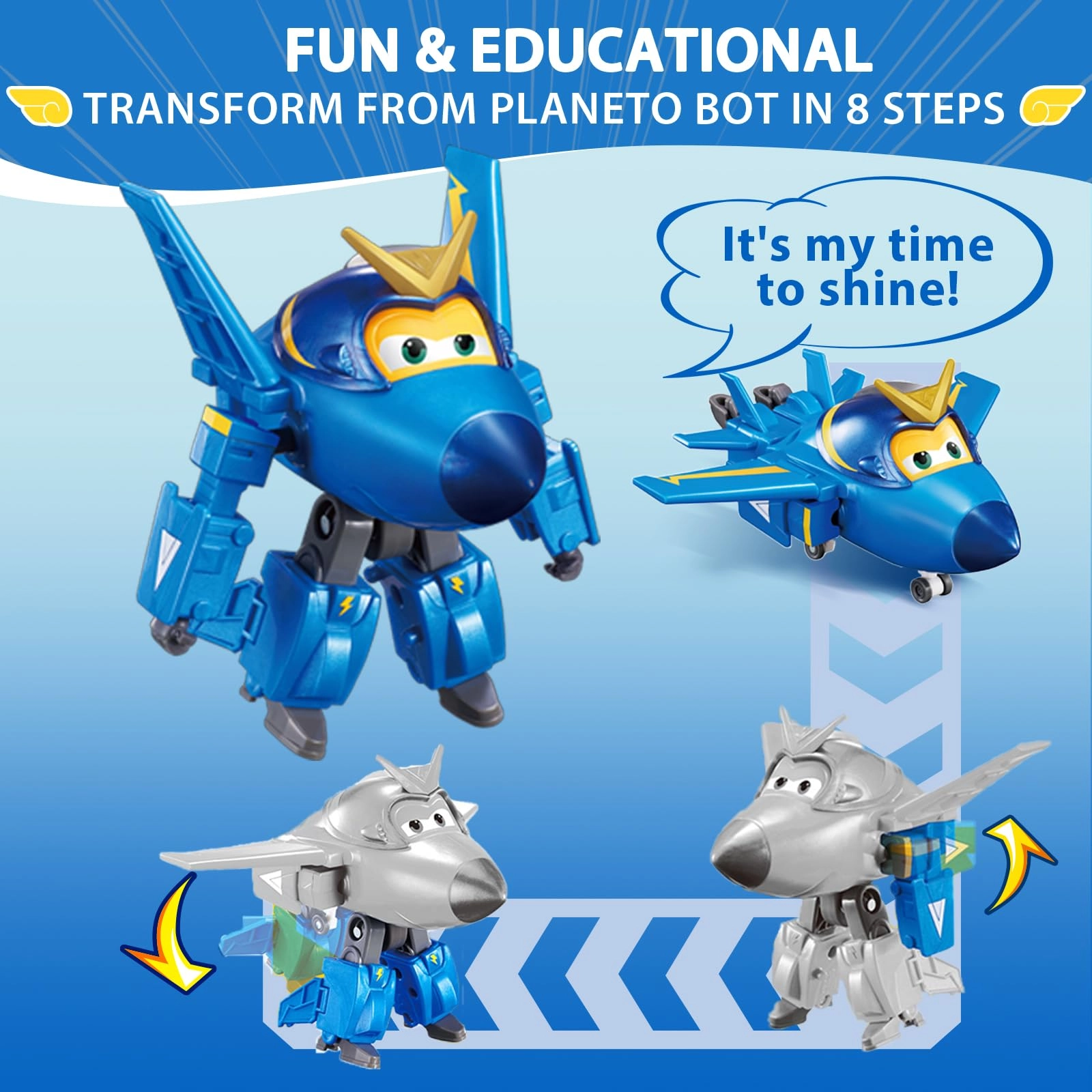 Super Wings - 3 steps Jerome