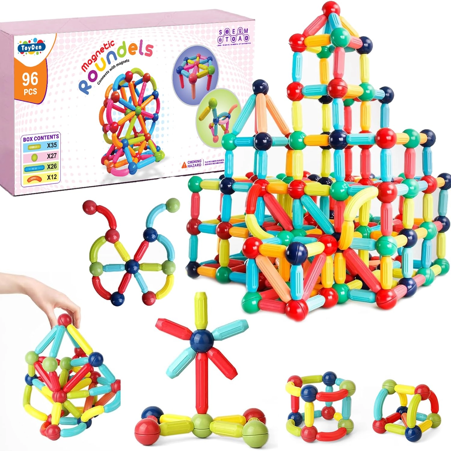 ToyDen Roundle 100 - 96 pcs