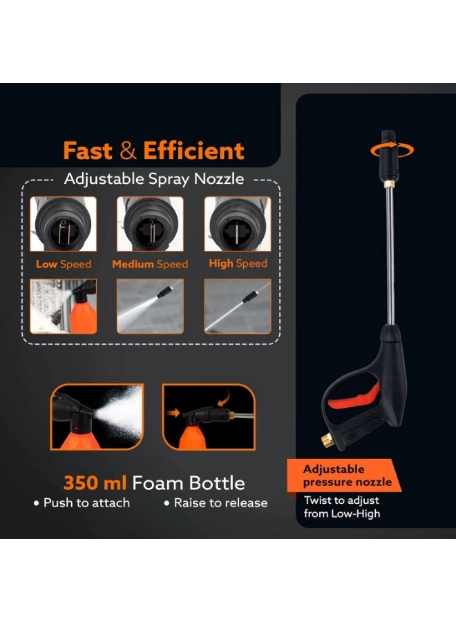 Supreme High Pressure Washer - 1800 Watts 120 Bars 65LMin