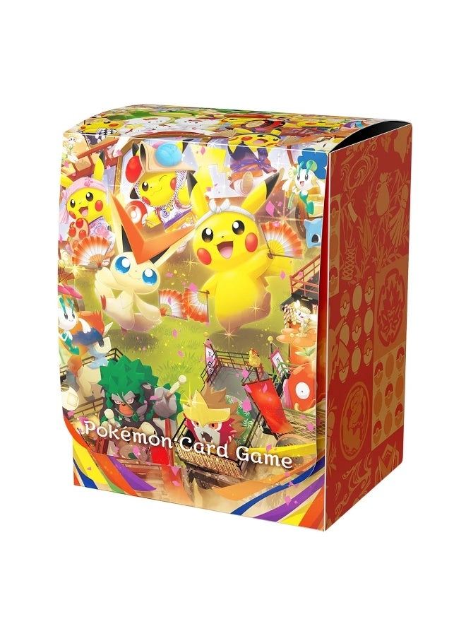 Tohoku Pikachu + Card Box Tohoku R + Deck Sleeves Tohoku R - 64pcs + Deck Case Tohoku R