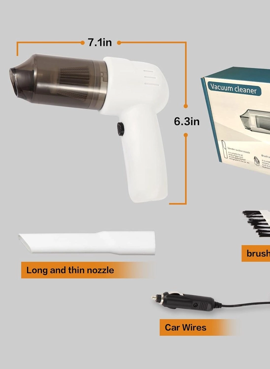 High power car vacuum cleaner (RFTTKNGDUCK)