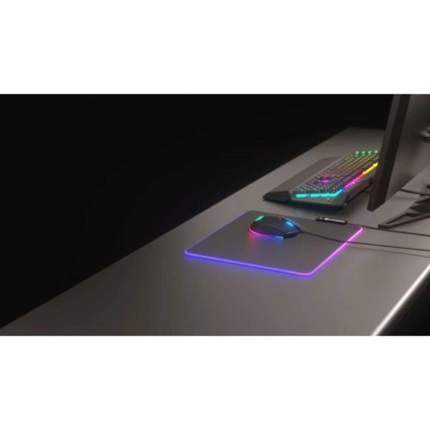 Neon Medium Cloth Gaming Mouse Pad - 35x30 cm