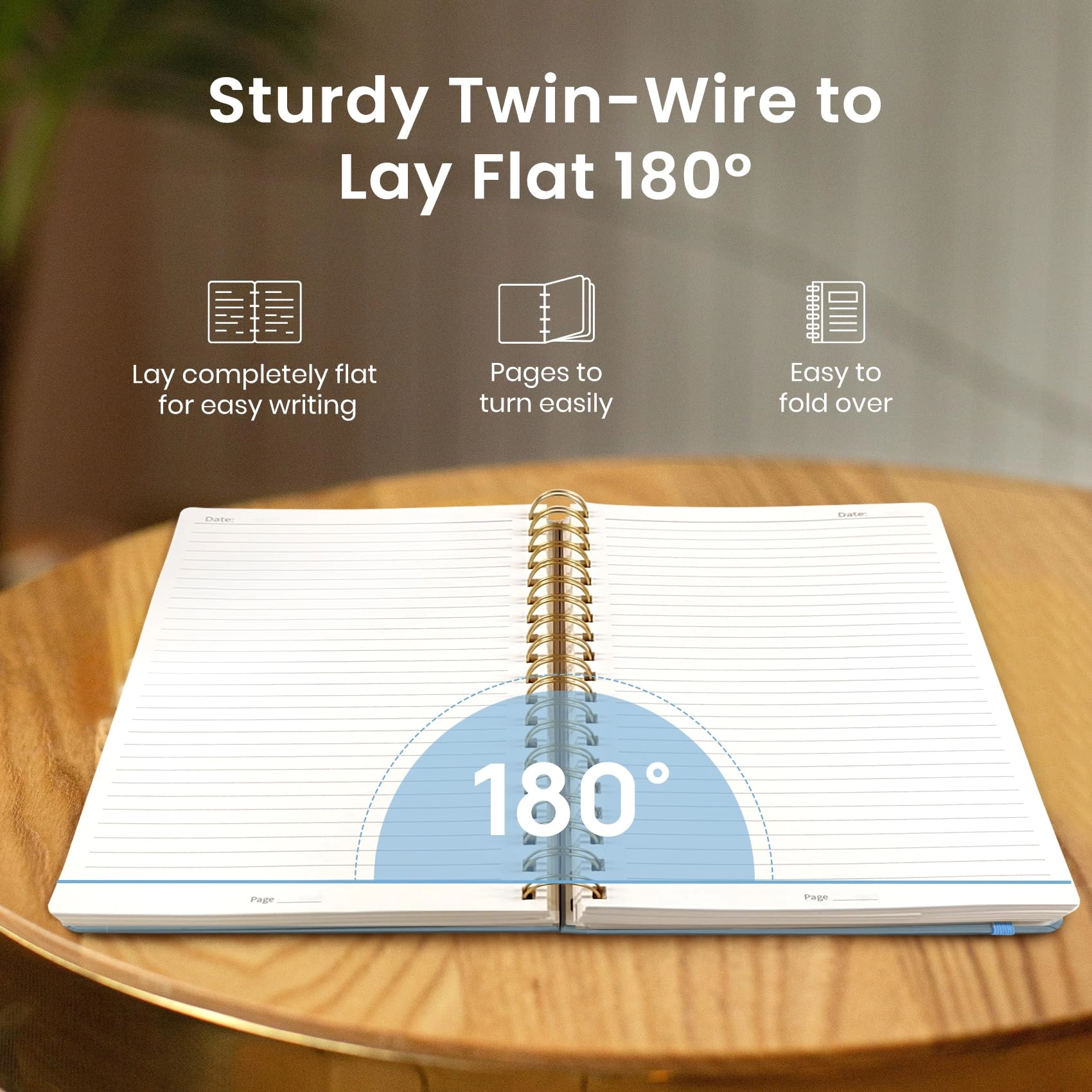 Spiral Notebook B5 Spiral - Lined 300 Pages