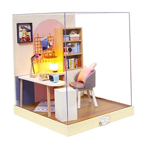 DIY Miniature Dollhouse Kit - Wooden 2.6x2.6x4.5cm