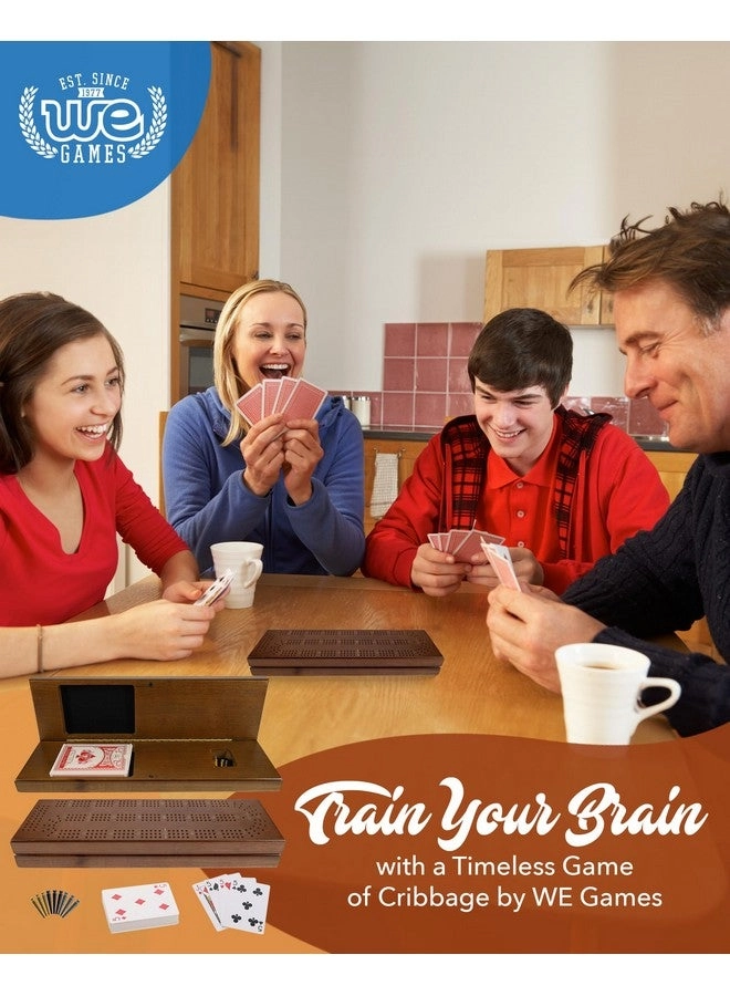 Cribbage Board - Travel Foldable 2 Track Set