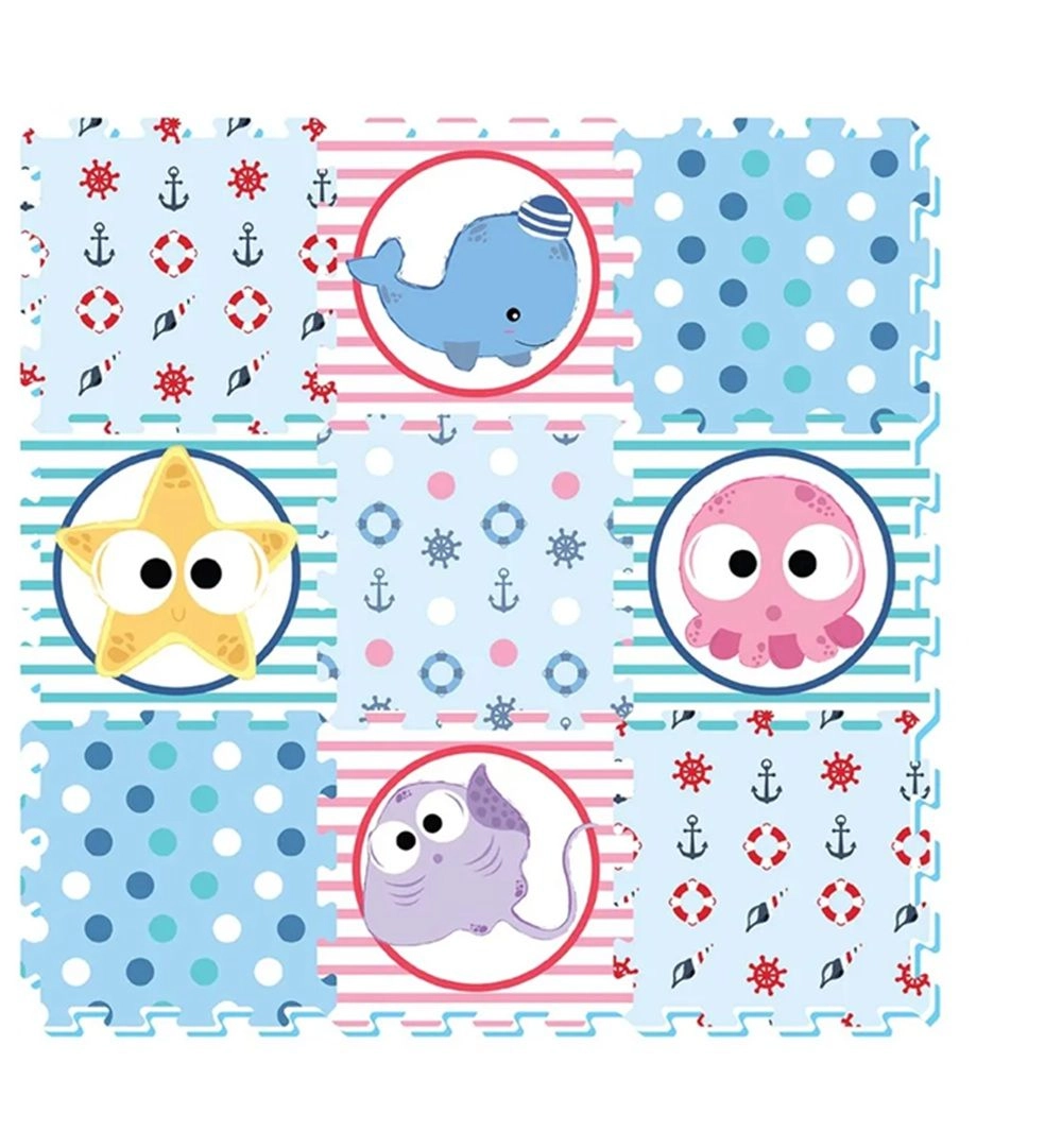 Sunta Sea World Puzzle Mat - 10 Months 9 pieces