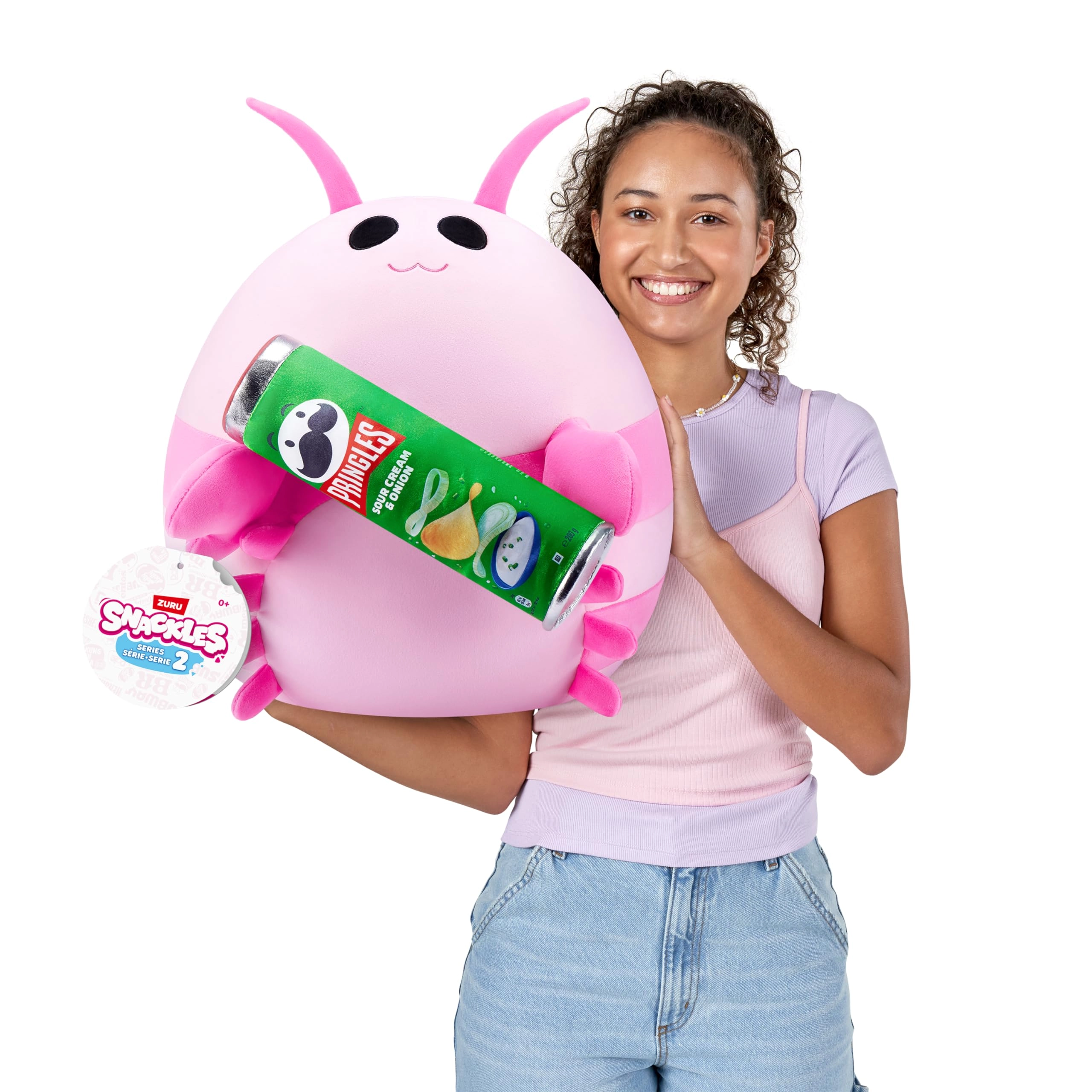 Snackles Series 2 30 cm Plush Shrimp & Pringles