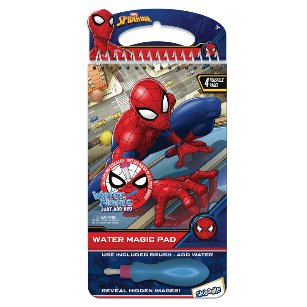 Marvel Spiderman Water Magic Pad with Brush - 3+ years