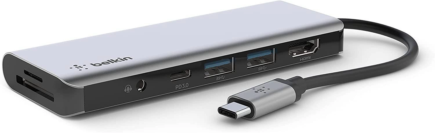USB C Multiport 7 in 1 Hub Adapter