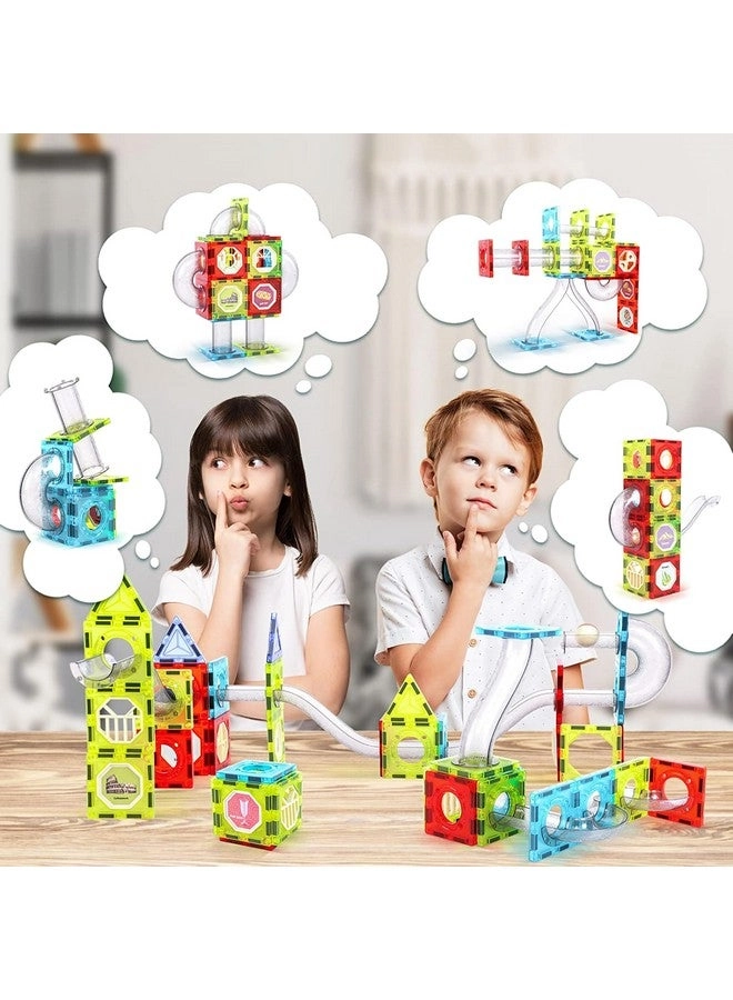 Magnetic Building Blocks - Strong Magnets Vibrant Colors Safe & Durable