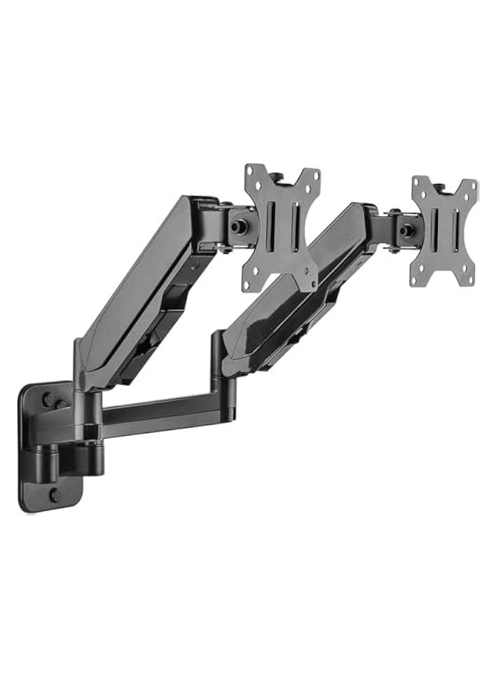 Green Tiger Dual Monitor Wall Mount Bracket - two 17"-32" 75x75mm 100x100mm
