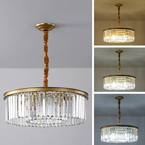 Modern Crystal Chandelier - Dimmable