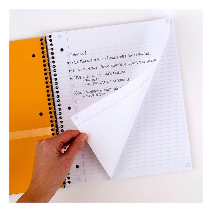 3 Subject Notebook Spiral - Lined 150 Sheets