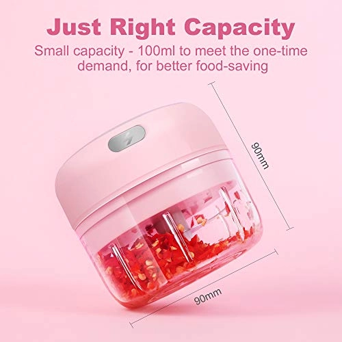 Electric Mini Garlic Chopper - 0.1L USB charging