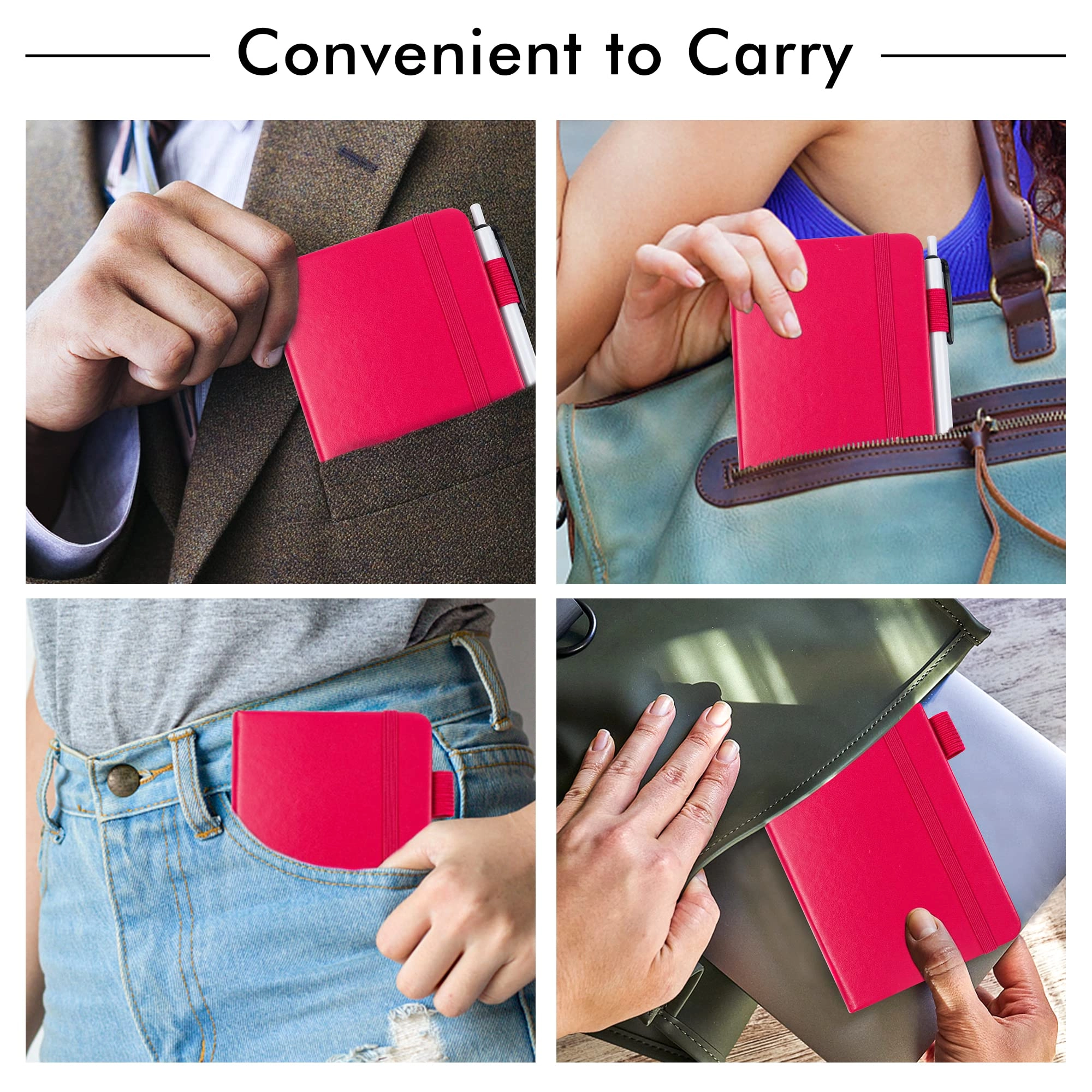 Pocket Notebook A6 Hardcover - Lined 56 Sheets