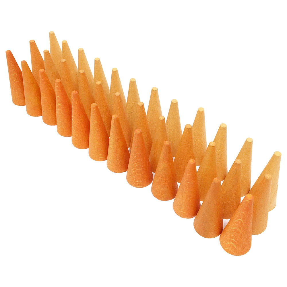 Mandala Orange Cone - Suitable for 3 years and above 36 pieces