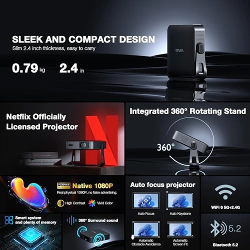 Mini Projector 200 ANSI lumens 1920 x 1080