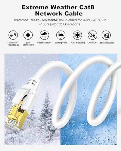 CAT 8 Ethernet Cable - 10FT