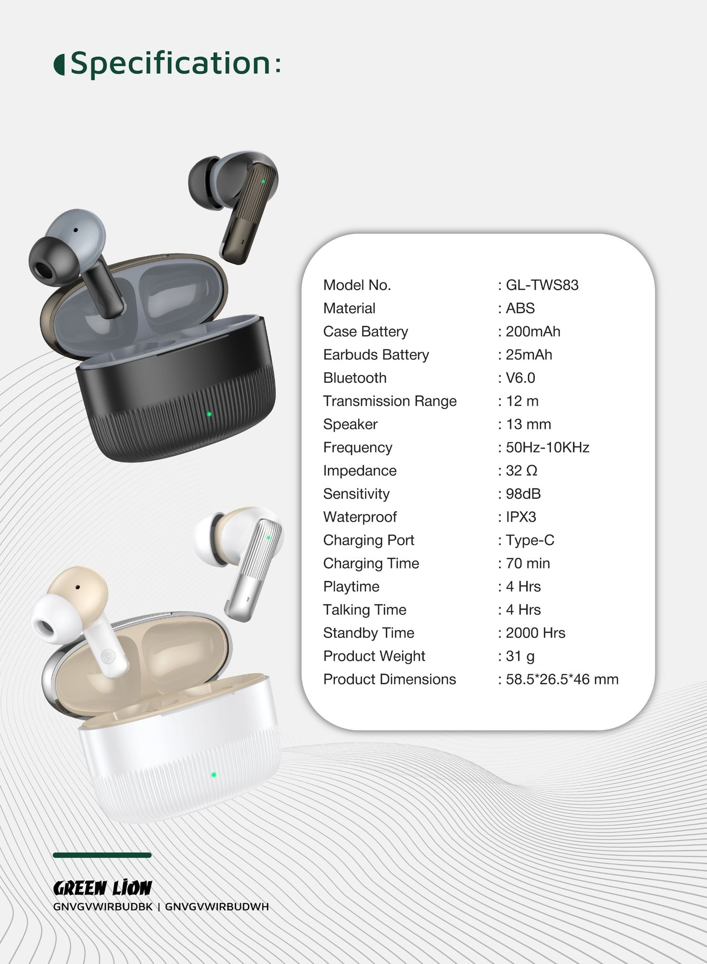 Santorini 2 Wireless Earbud