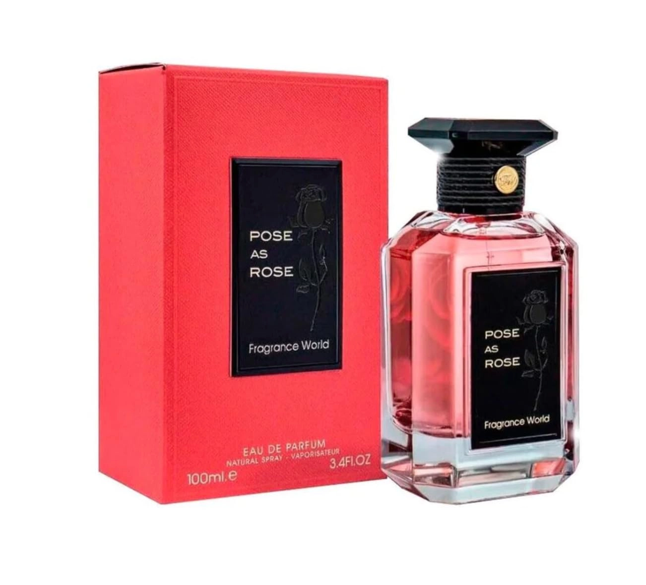 Fragrance World Pose As Rose Eau de Parfum 100ml