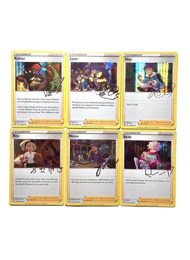 Pokémon Raihan Leon Hop Bea Nessa Bede - Crown Zenith - 6pcs