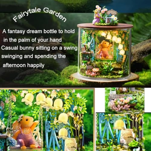 Miniature Dollhouse Kit - Dark magic mixed with gothic 1：24