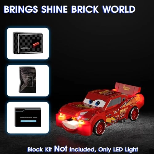 LED Light - Compatible with 77255 Lightning McQueen Set