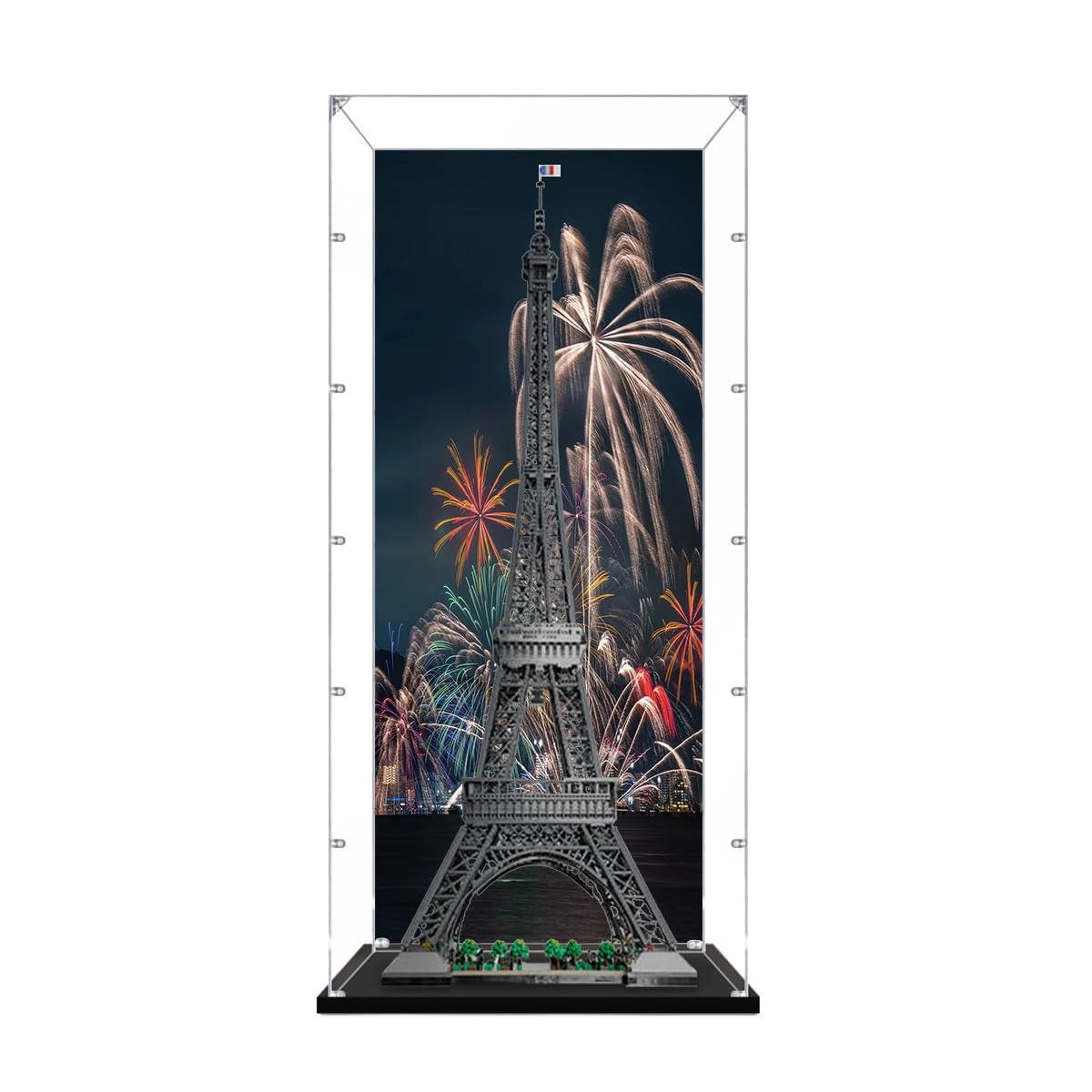 OYTOCLKU Acrylic Display Case for LEGO 10307 Paris Eiffel Tower