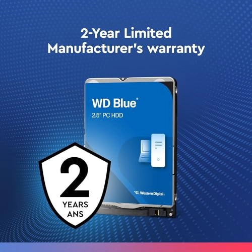 WD Blue 2.5" 5400rpm 128MB SATA 6Gb/s (WD10SPZX) - 1TB
