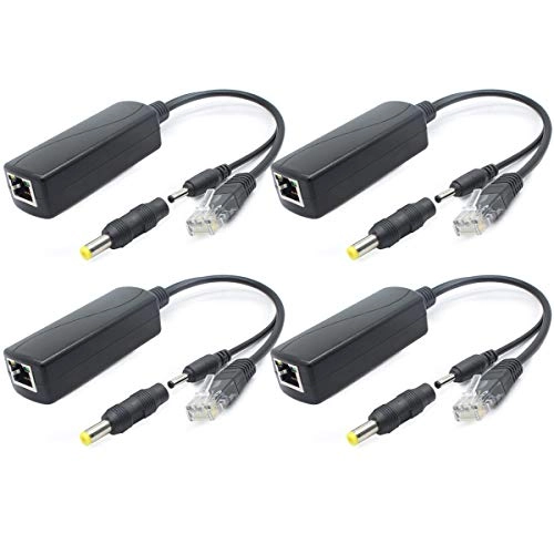 PoE Splitter - 44-56V 12W IEEE 802.3af 10/100Mbps