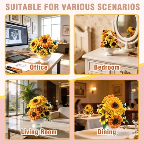 Sunflower Building Blocks Set - 1 pcs