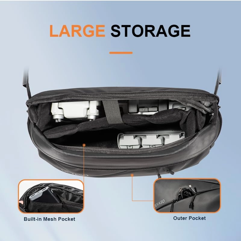 Carry Case - 19.9 x 25 x 8 cm; 300 g DJI OM6 /Mini4k / Neo / 5 Pro