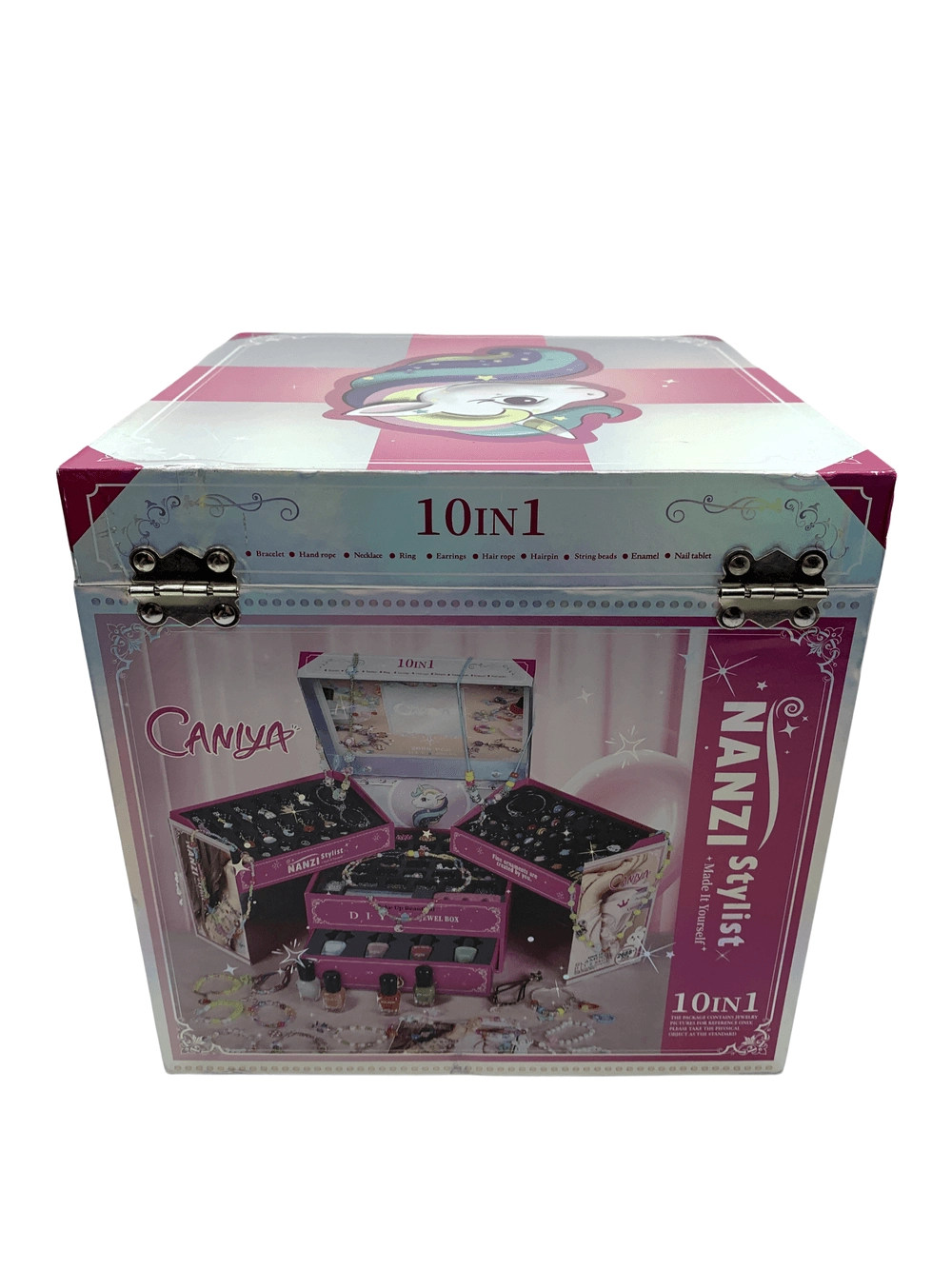 10 In 1 Diy Beads Jewelry Making Kit - 3mm 6mm 8mm