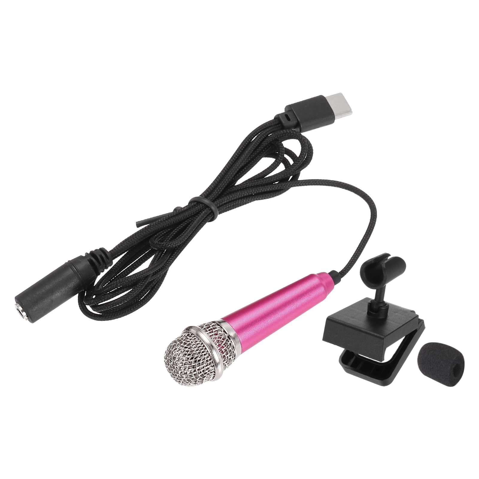 Mini Microphone USB+3.5mm-Mini-Jack Microphone