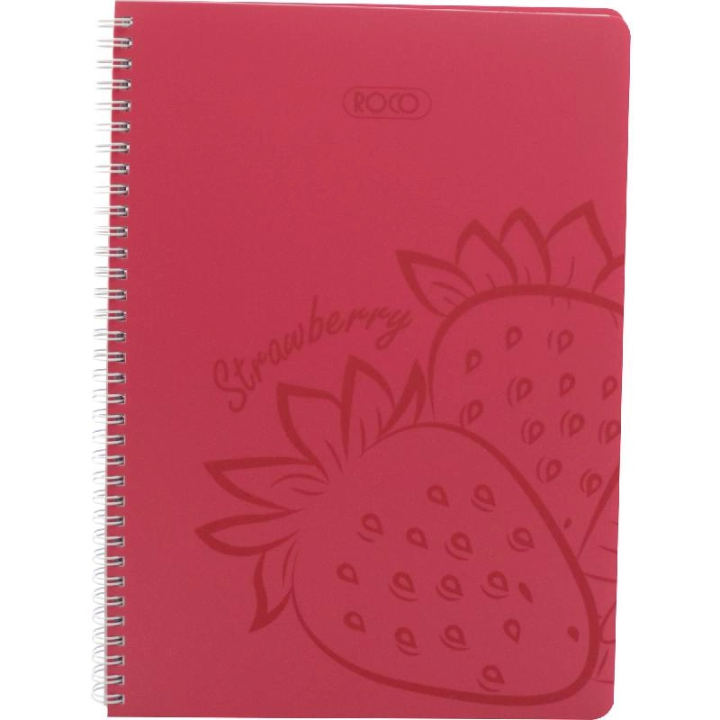 Notebook 19 X 26 cm Spiral - Grid 100 Sheets