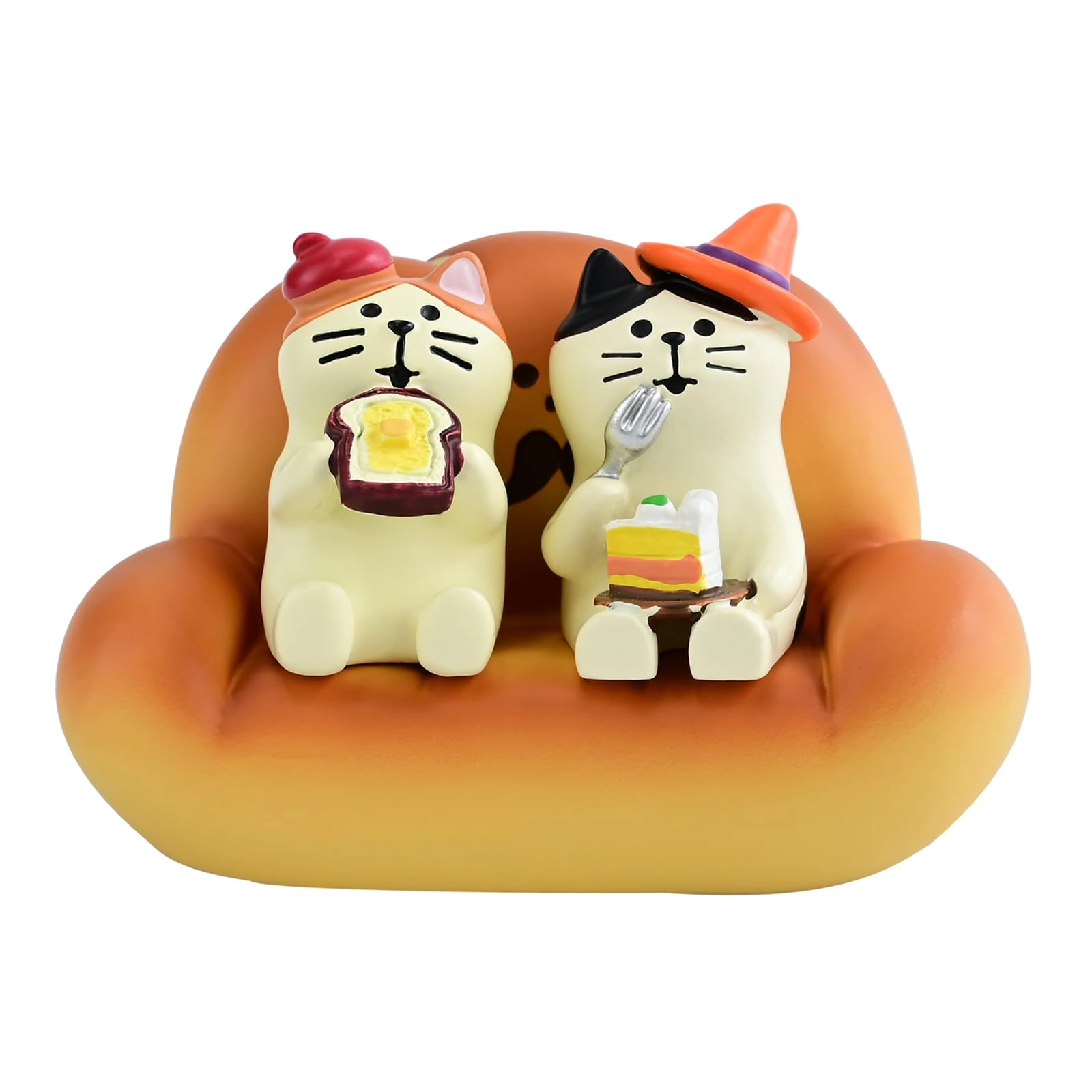 Mevodeata Cute Mini Cat Figurine - Resin