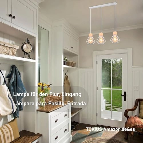 Pendant Lamp - 3-Bulb E27 16 cm