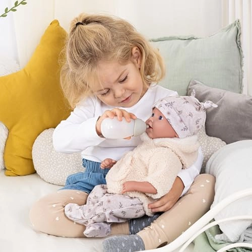 Reborn Baby Doll - 38 cm antique pink