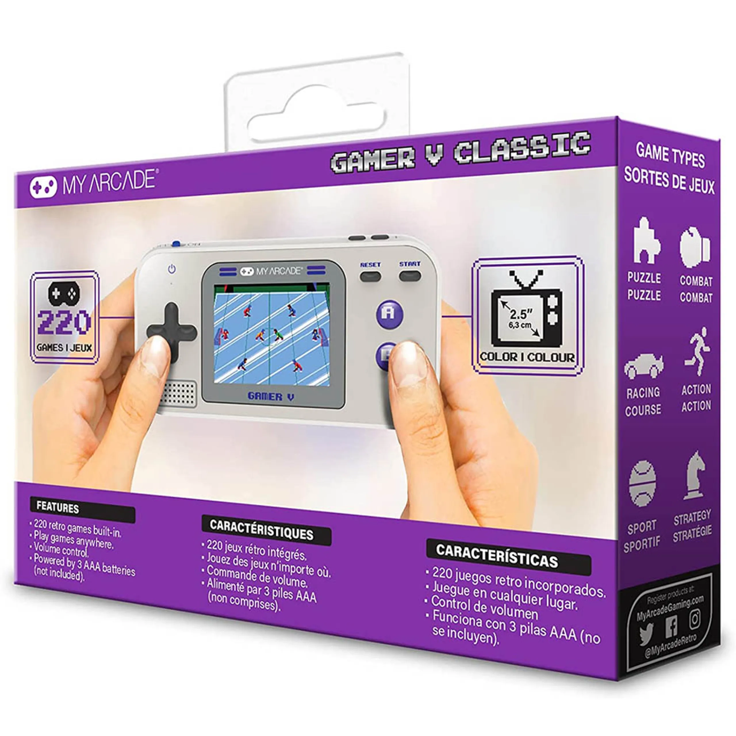 Gamer V - 220 Games Black