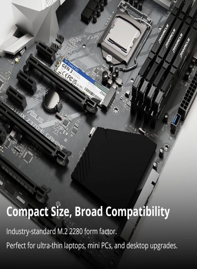 NVMe PCIe Gen3x4 - 256GB M.2 2280