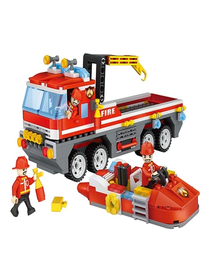 Babelly City Fire Rescue Truck + Boat - 354 pcs