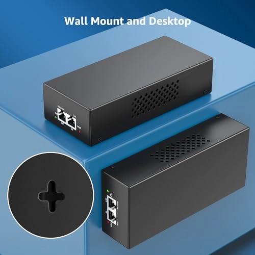 Gigabit PoE Injector - 90W 2 ports IEEE 802.3bt/at/af 10/100/1000Mbps