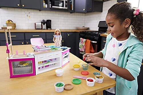 Cake Decorating Playset - Blonde Doll Baking Counter