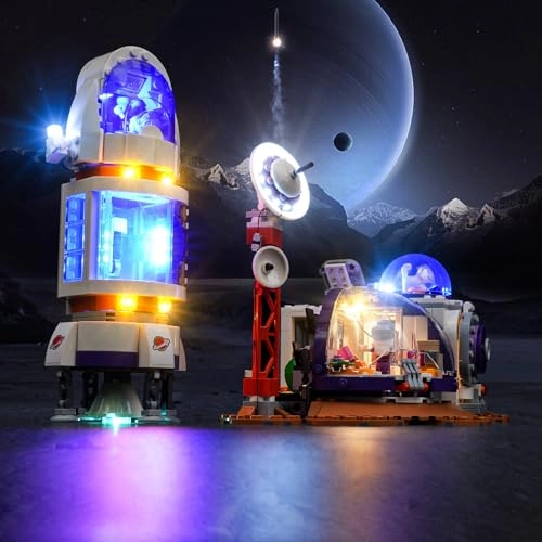 LED Light Kit for LEGO Friends 42605 Mars Room Base with Rocket - Plastic 1pcs