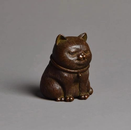 Lucky Cat - solid copper