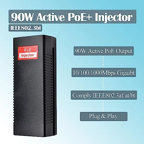 PSE90G - 54-56 VDC 90W 2 IEEE 802.3bt 10/100/1000 Mbps