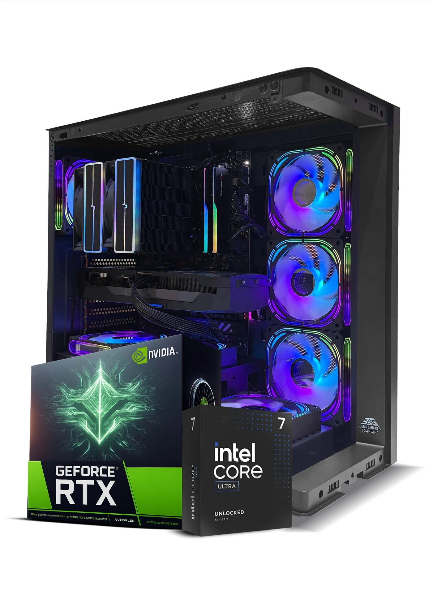 Arab Gamers Cyclone Onyx - Core Ultra 7-265KF 32GB 2TB